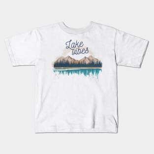 Lake Vibes Summer Vibes Vacation Cool Kids T-Shirt